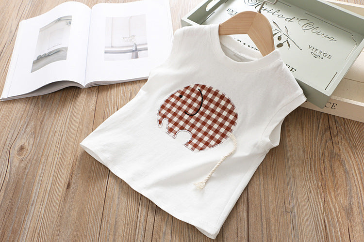 Mädchen Kinder Set Plaid Elefant