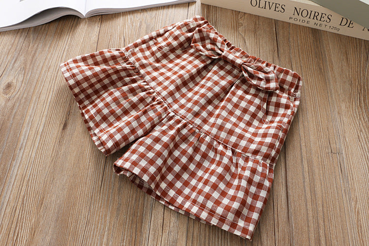 Mädchen Kinder Set Plaid Elefant