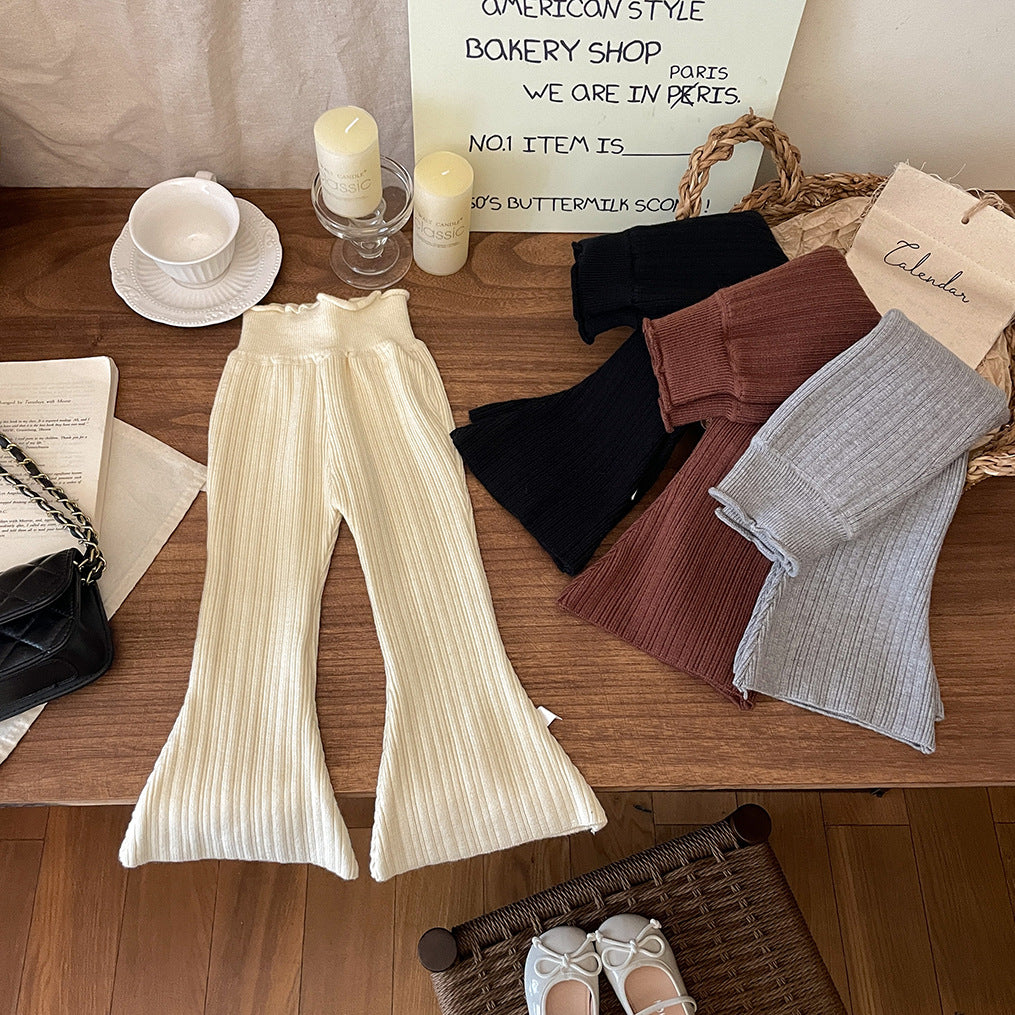 Girls' Knitted Trousers