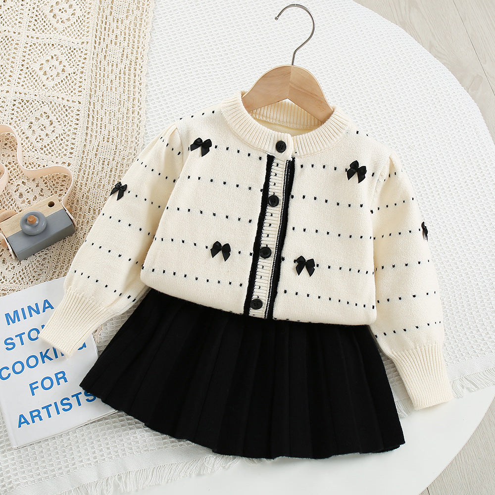 Girls' Winter Set with Bows