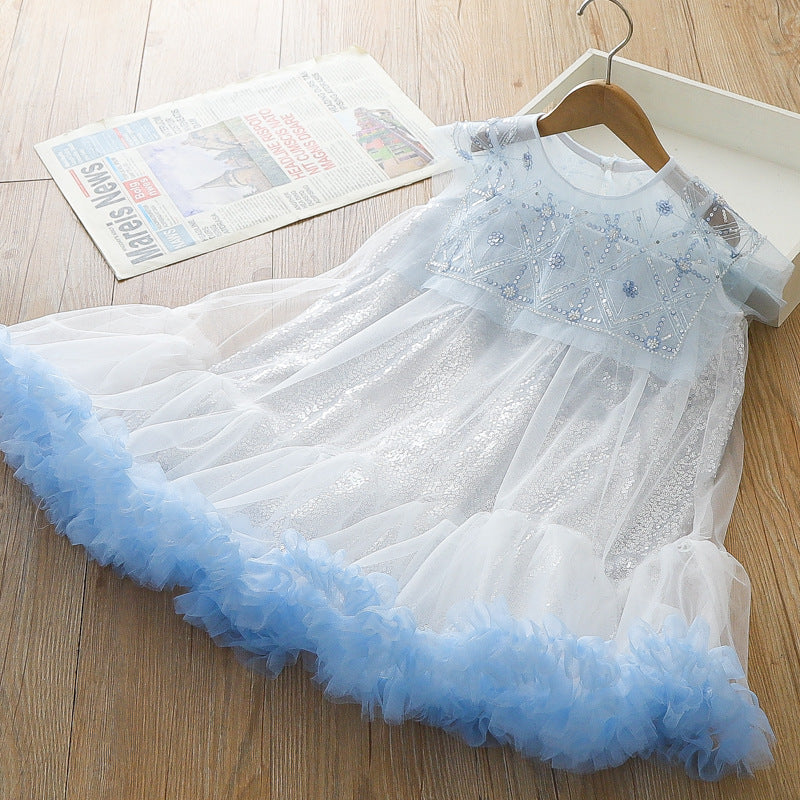 Kinderkleid Tüll und Strass