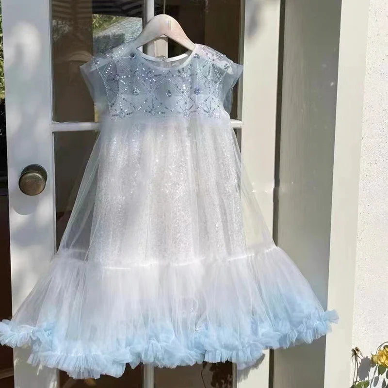 Kinderkleid Tüll und Strass