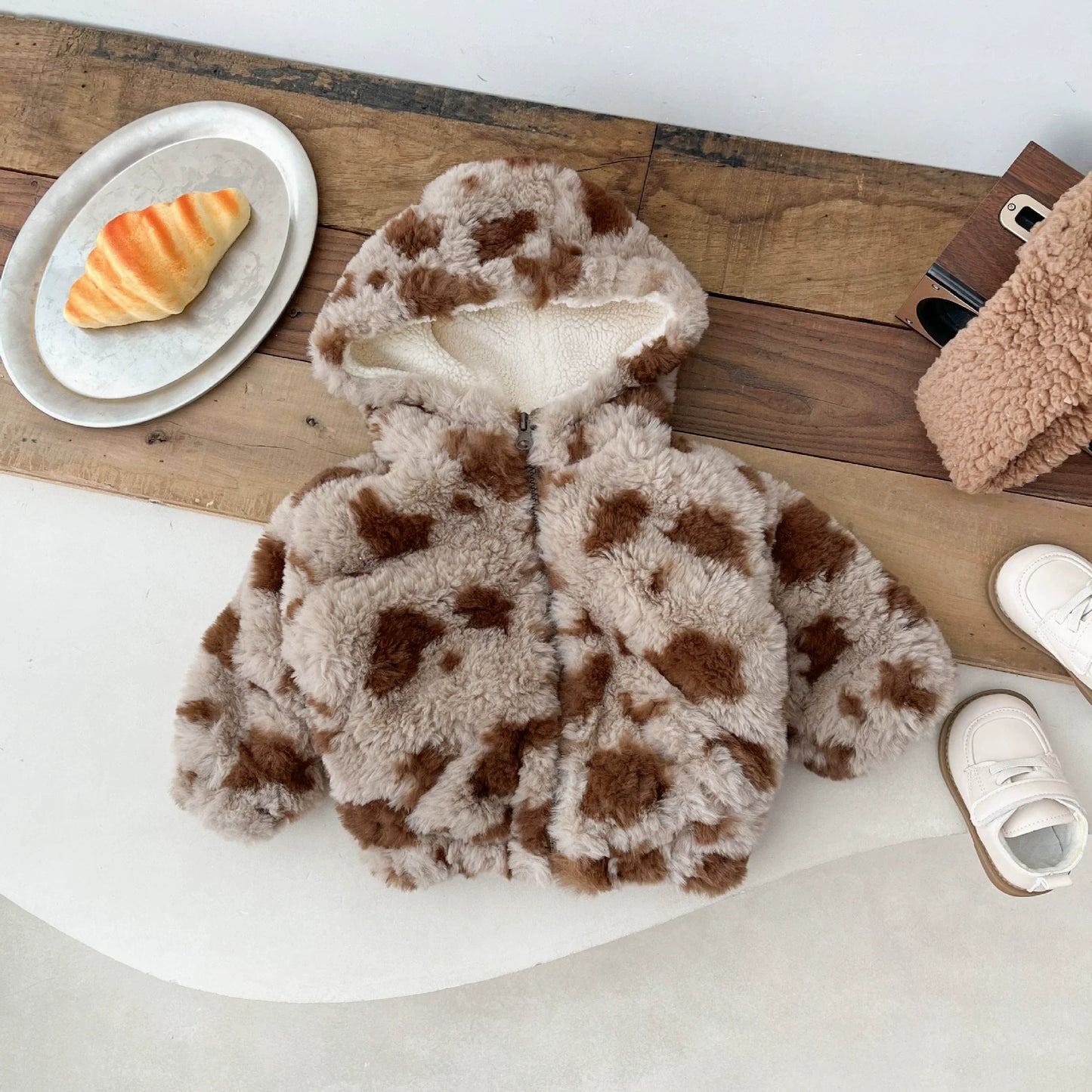 Leopard Print Children's Coat