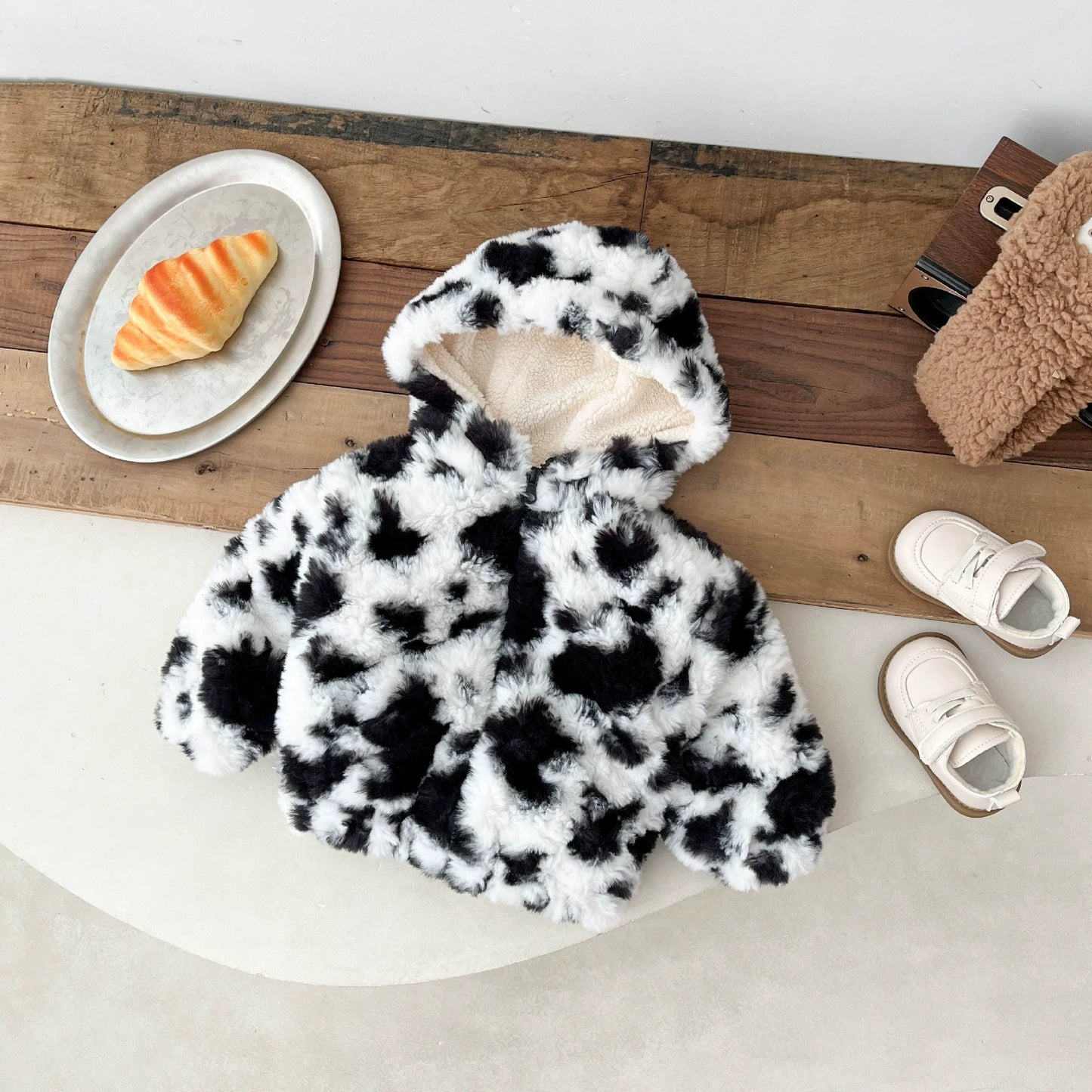 Leopard Print Children's Coat