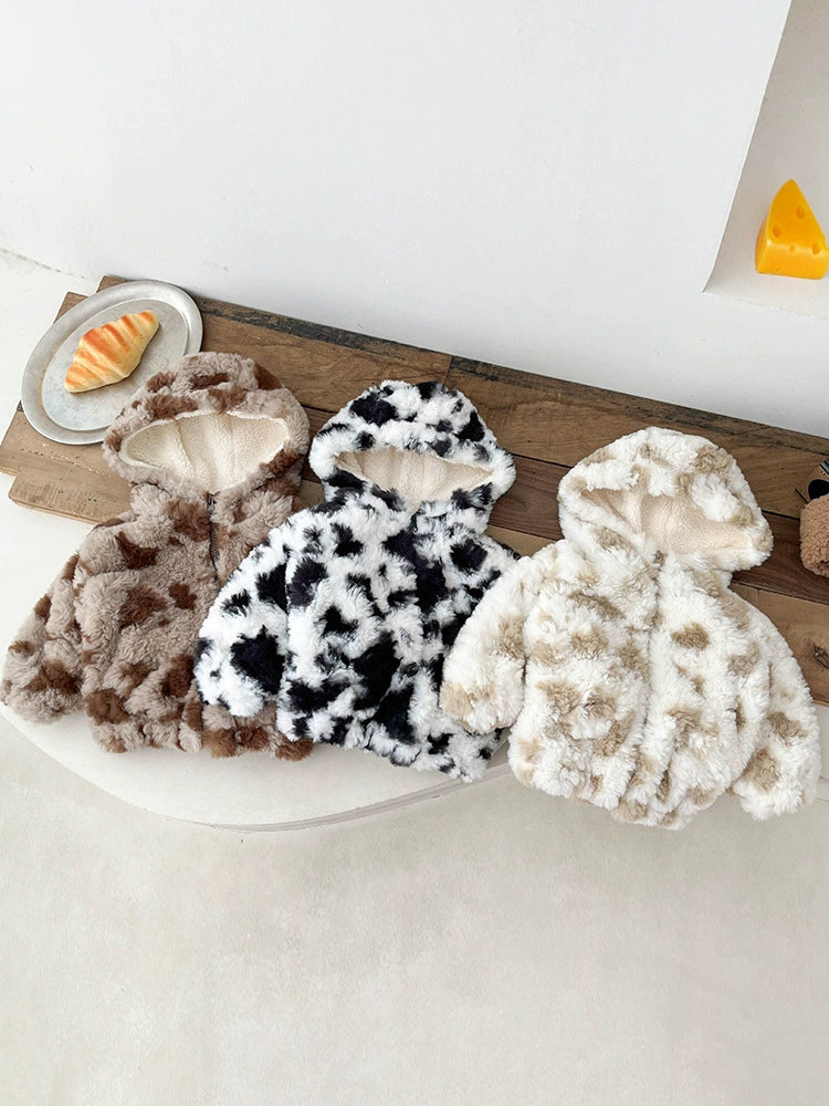 Leopard Print Children's Coat