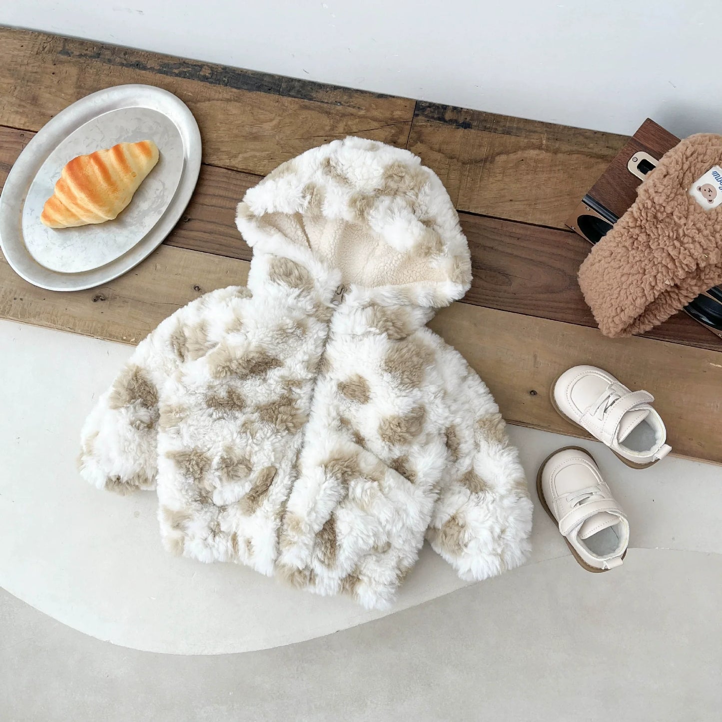 Leopard Print Children's Coat