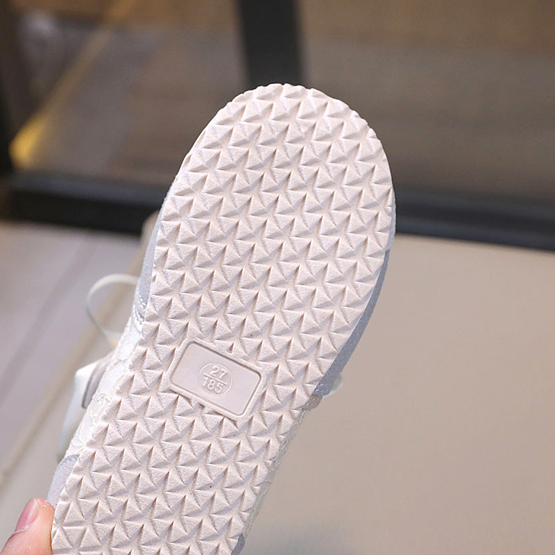 Mädchen Kleinkind Tennisschuhe Pailletten Spitze