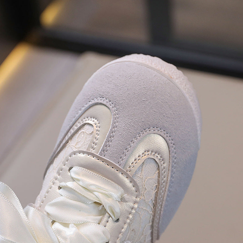 Mädchen Kleinkind Tennisschuhe Pailletten Spitze