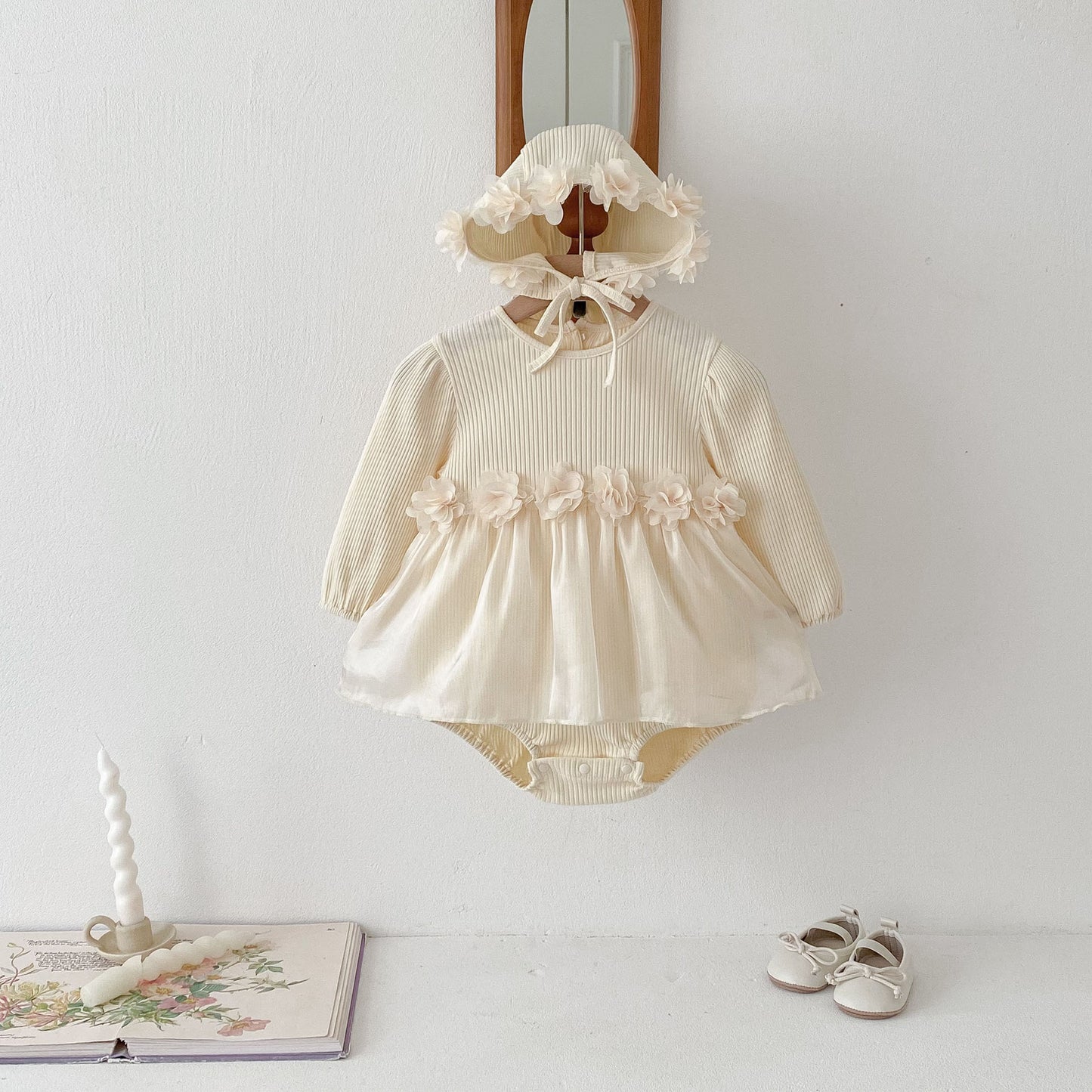 Girls' Flower Bodysuit