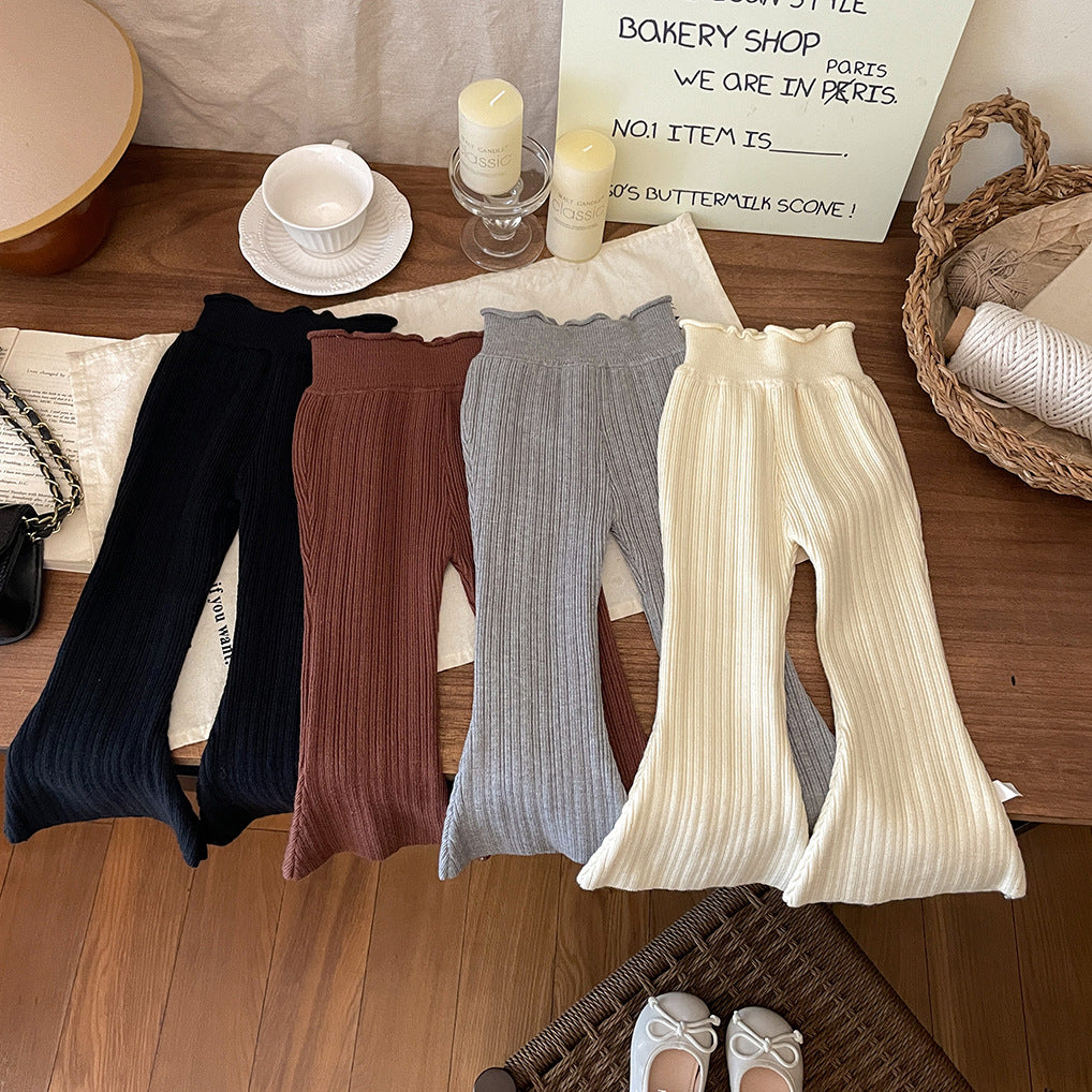 Girls' Knitted Trousers