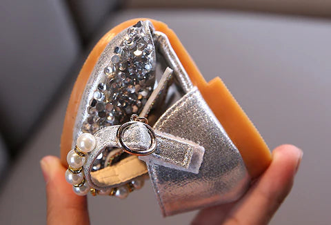 Children's Butterfly Shoes with Diamonds