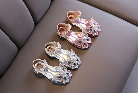 Children's Butterfly Shoes with Diamonds