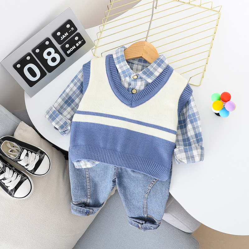 Children's set with vest and jeans