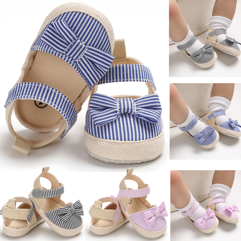 Striped Baby Shoes