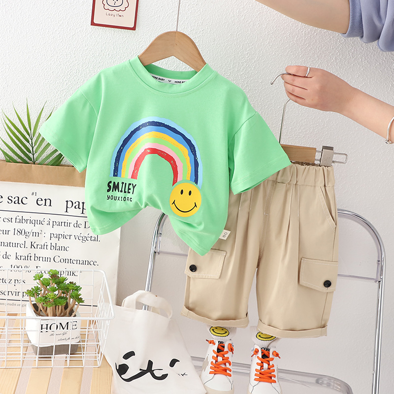 Children's rainbow summer set