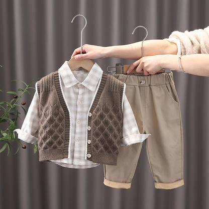 Children's 3-piece set with vest