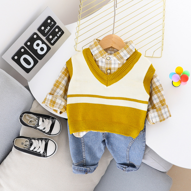 Children's set with vest and jeans