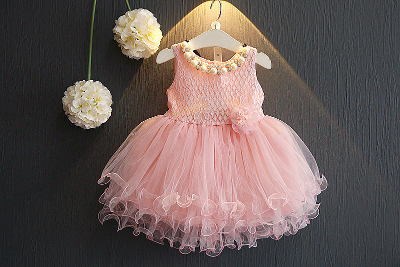 Lace Dress with Flower