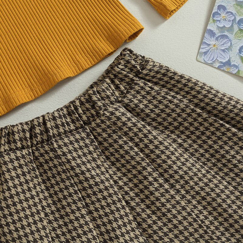 Children's set with pleated skirt