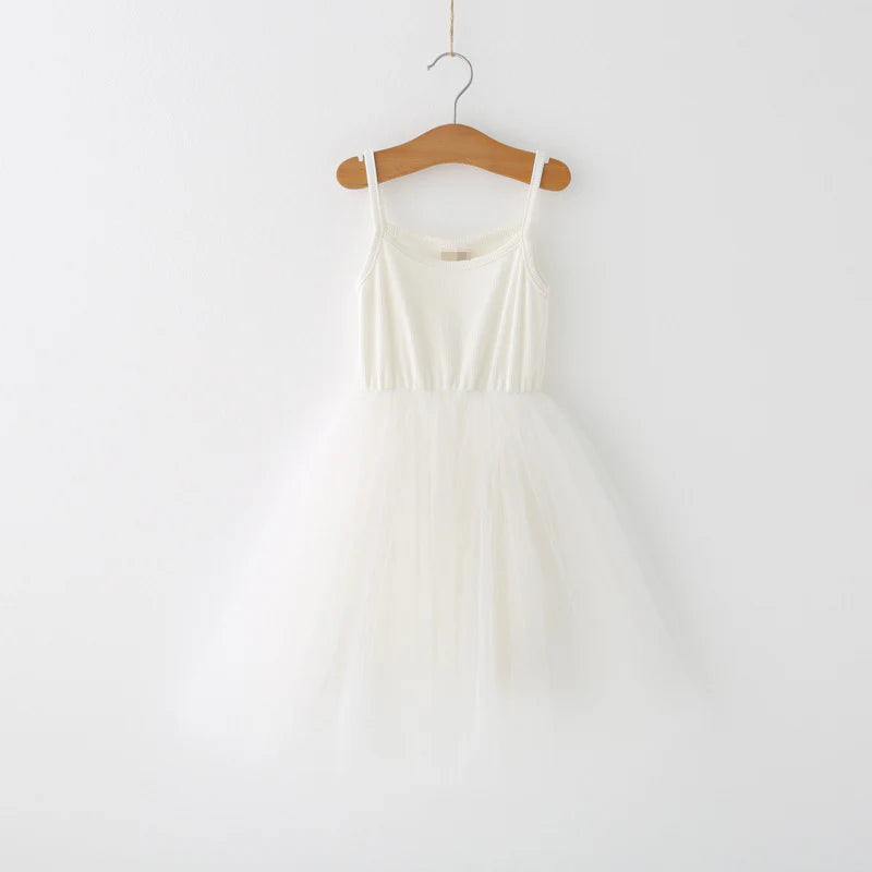 Children's Dress with Tulle Straps