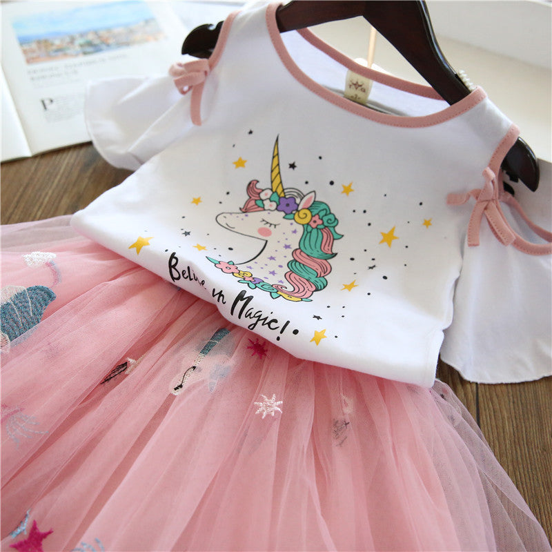 Unicorn Infant Girl Set Tulle