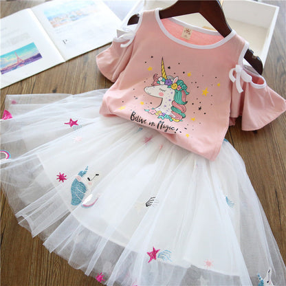 Unicorn Infant Girl Set Tulle