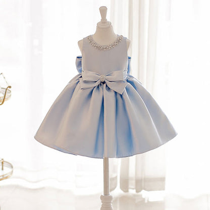 Children's Pearls Lace Dress