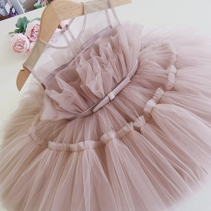 Tulle and lace Tiered Princess Dress