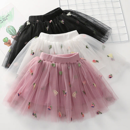 Children's Tulle Fruit Skirt