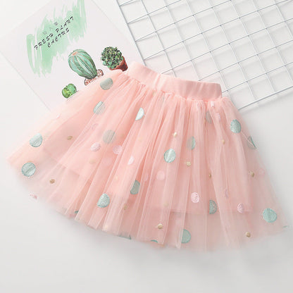 Polka Dot Tulle Children's Skirt