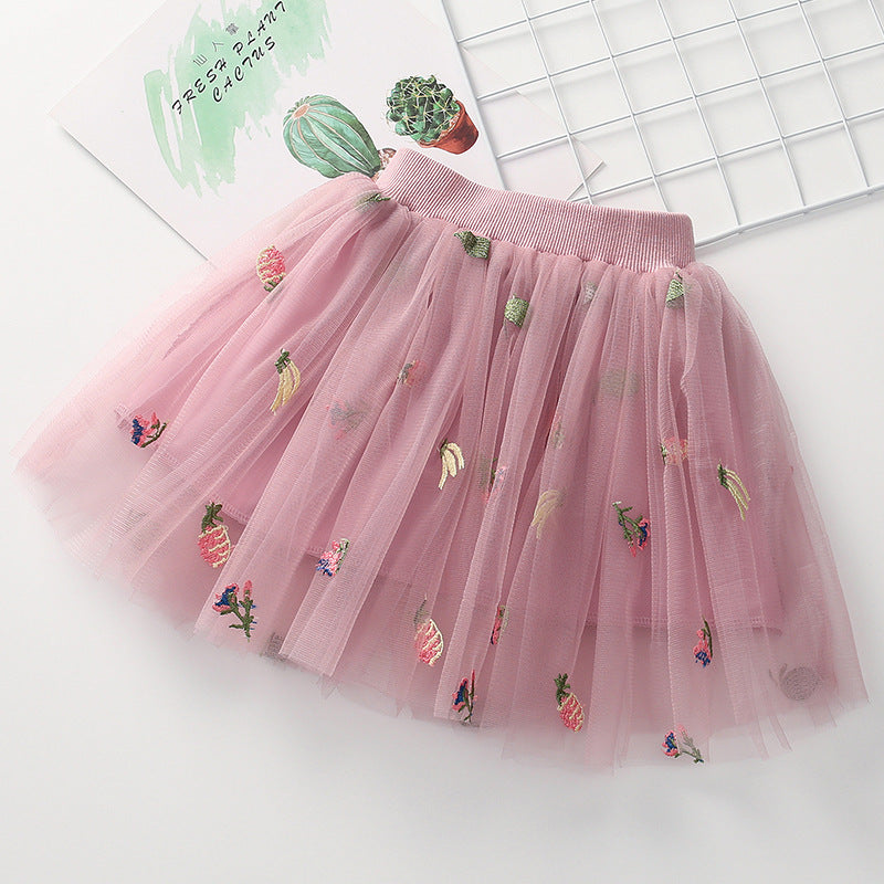 Children's Tulle Fruit Skirt