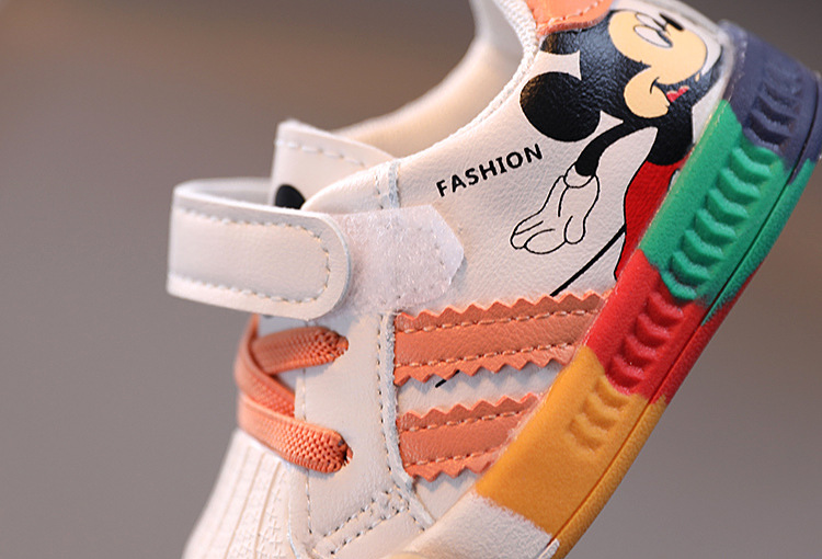 Colored Mr.Mause children's sneakers