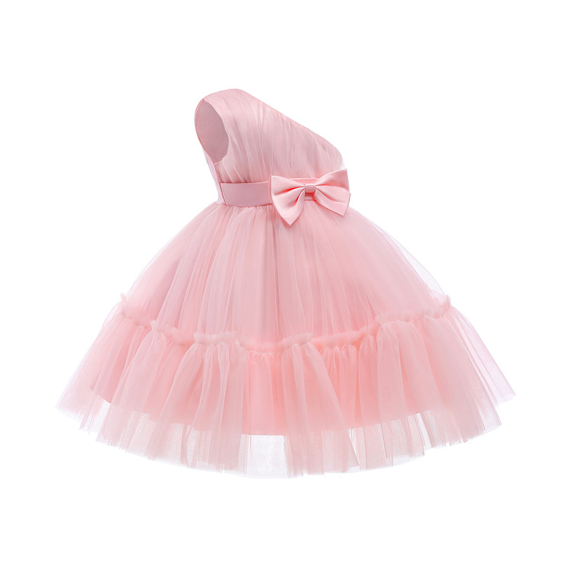 Princess tiered Dress with one strap