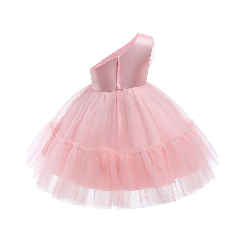 Princess tiered Dress with one strap