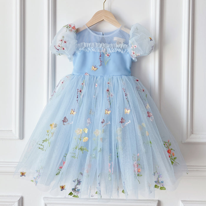 Floral Tulle Children's Dress