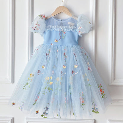 Floral Tulle Children's Dress