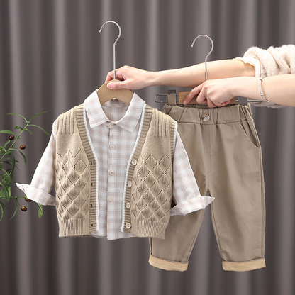 Children's 3-piece set with vest