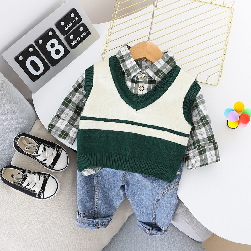 Children's set with vest and jeans