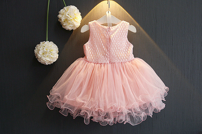 Lace Dress with Flower