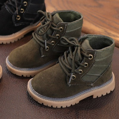 Children's Boots Lace-up Combat Boots