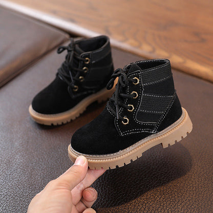 Children's Boots Lace-up Combat Boots