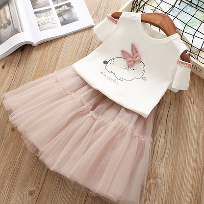 Girl's Infant Set Tulle Bunny