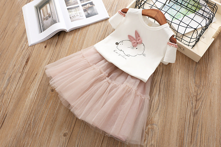 Girl's Infant Set Tulle Bunny