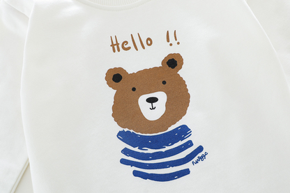 Hello little bear children's set