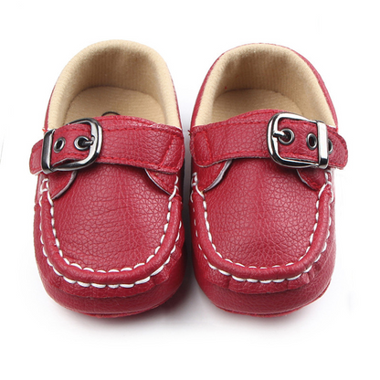 Moccasin with buckle for babies