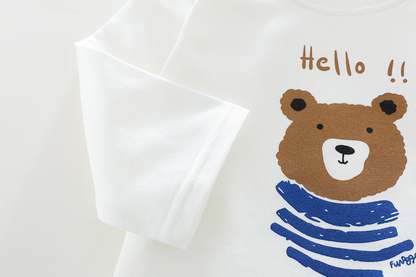 Hello little bear children's set