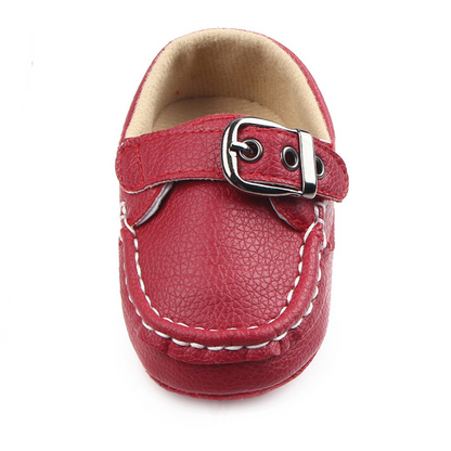 Moccasin with buckle for babies