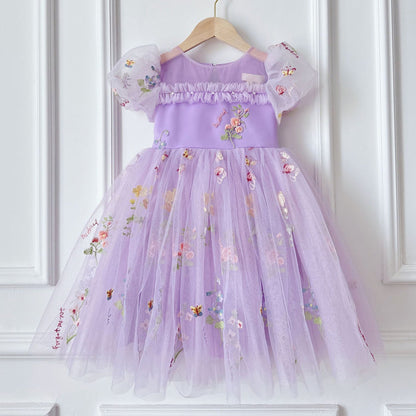 Floral Tulle Children's Dress