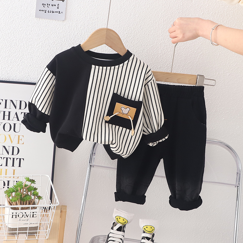 Kids striped sweatshirt set