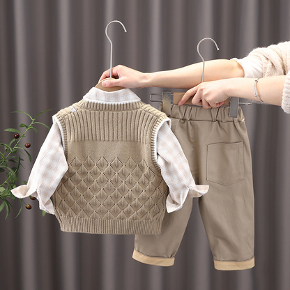 Children's 3-piece set with vest